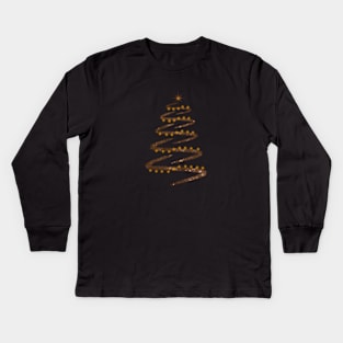 christmas tree lover woman kid Kids Long Sleeve T-Shirt